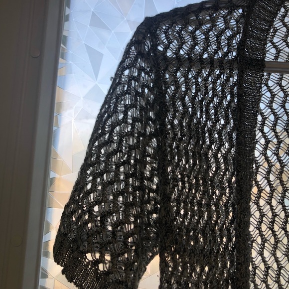 (182) 💚5/20$ Thin Knit Grey Cardigan - Picture 3 of 7